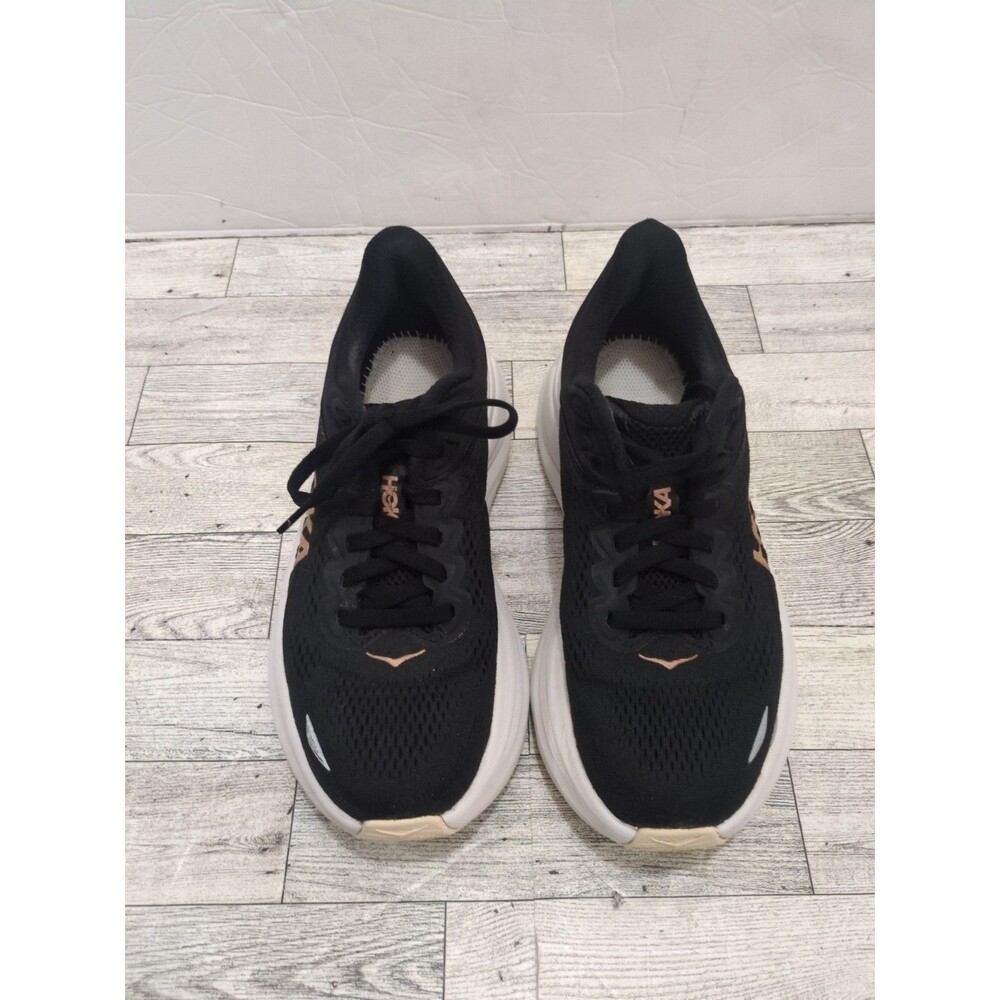 Hoka One One HOKA Bondi 9 Black Rose Gold Women's Size 6 B